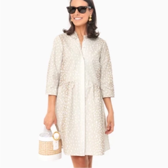 Tuckernuck Dresses & Skirts - TUCKERNUCK
Antelope Royal Shirt Dress 
White, Tan, Size S